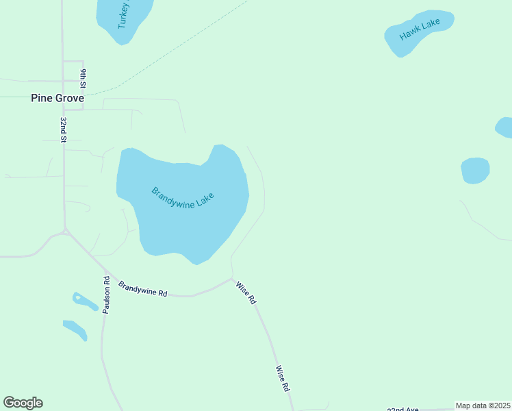 map of restaurants, bars, coffee shops, grocery stores, and more near 19160 East Brandywine Drive in Gobles