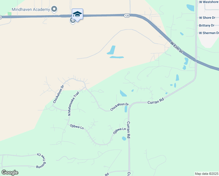 map of restaurants, bars, coffee shops, grocery stores, and more near 6102 Chickaloon Drive in McHenry