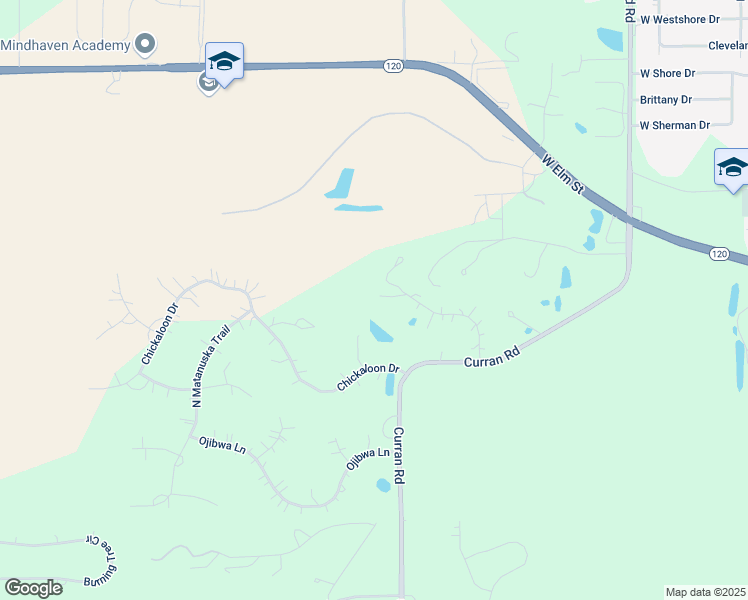 map of restaurants, bars, coffee shops, grocery stores, and more near 6102 Chickaloon Drive in McHenry