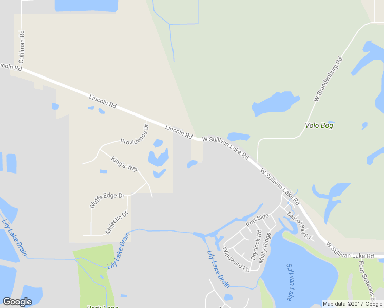 map of restaurants, bars, coffee shops, grocery stores, and more near 103 West Lincoln Road in McHenry