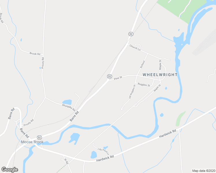 map of restaurants, bars, coffee shops, grocery stores, and more near 1814 Barre Road in Hardwick