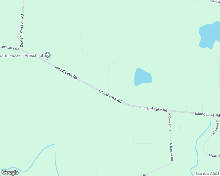 map of restaurants, bars, coffee shops, grocery stores, and more near 4110 King Hill Drive in Dexter