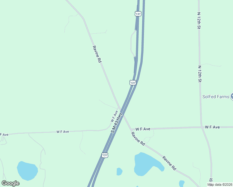 map of restaurants, bars, coffee shops, grocery stores, and more near 6264 Ravine Road in Kalamazoo