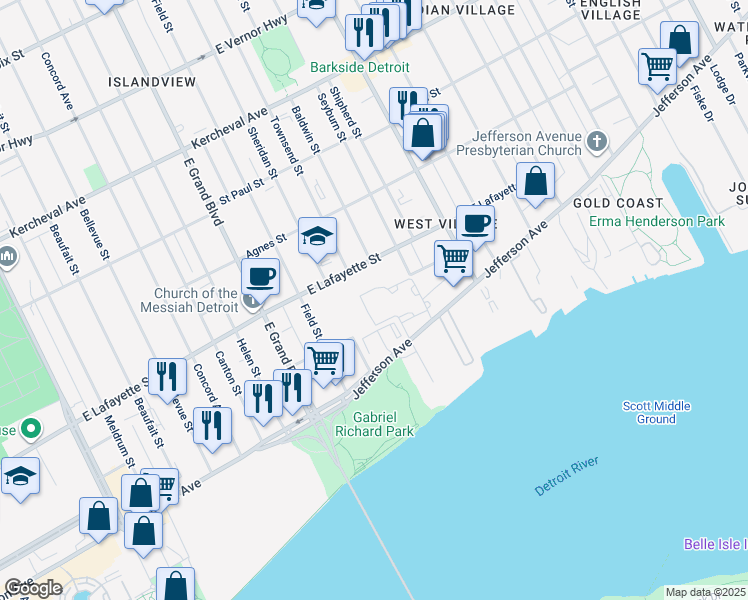 map of restaurants, bars, coffee shops, grocery stores, and more near 13505 North Haggerty Road in Plymouth