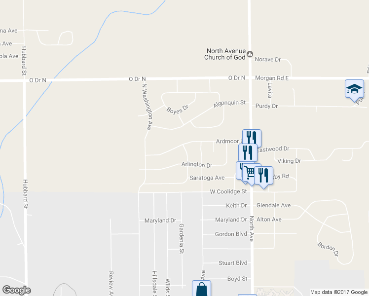 map of restaurants, bars, coffee shops, grocery stores, and more near 337 Sunwood Drive in Battle Creek