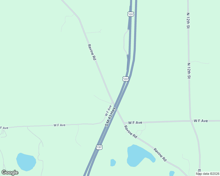 map of restaurants, bars, coffee shops, grocery stores, and more near 6264 Ravine Road in Kalamazoo