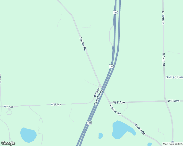 map of restaurants, bars, coffee shops, grocery stores, and more near 6295 Ravine Road in Kalamazoo