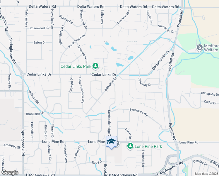 map of restaurants, bars, coffee shops, grocery stores, and more near 2940 Englesea Way in Medford