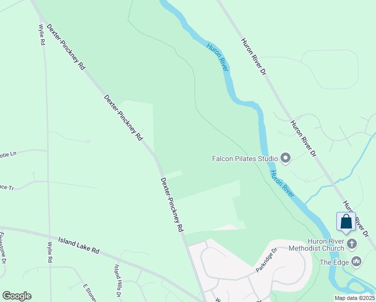 map of restaurants, bars, coffee shops, grocery stores, and more near 4450 Dexter-Pinckney Road in Dexter