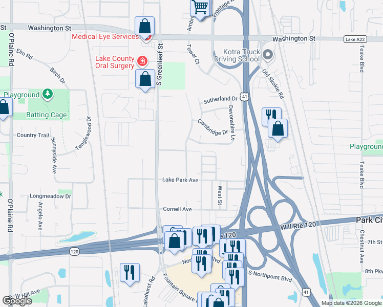 map of restaurants, bars, coffee shops, grocery stores, and more near 508 Bryn Mawr Street in Park City