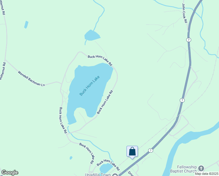 map of restaurants, bars, coffee shops, grocery stores, and more near Buck Horn Lake Rd in Unadilla