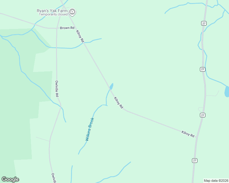 map of restaurants, bars, coffee shops, grocery stores, and more near 268-306 Kilroy Rd in Oxford