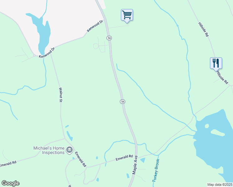 map of restaurants, bars, coffee shops, grocery stores, and more near 208 Maple Avenue in Rutland