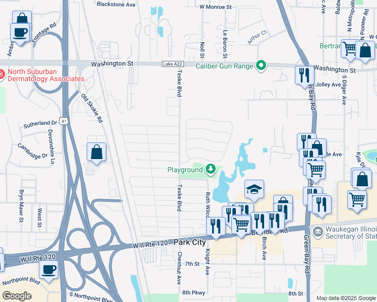 map of restaurants, bars, coffee shops, grocery stores, and more near 370 Susan Circle West in Park City