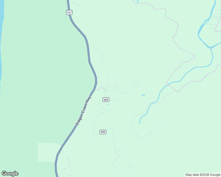 map of restaurants, bars, coffee shops, grocery stores, and more near 27551 Eighty Acres Road in Gold Beach