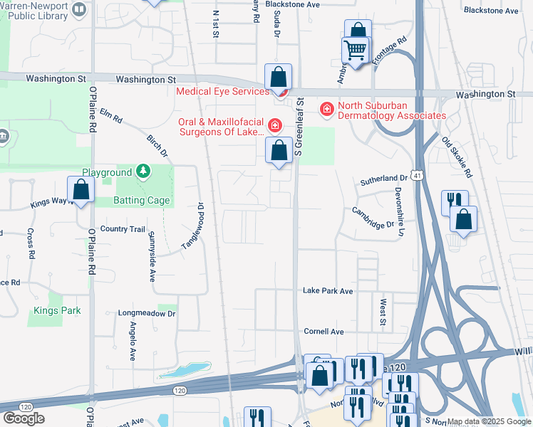 map of restaurants, bars, coffee shops, grocery stores, and more near 4220 Greenleaf Court in Park City