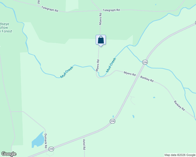 map of restaurants, bars, coffee shops, grocery stores, and more near Myers Road in Savona