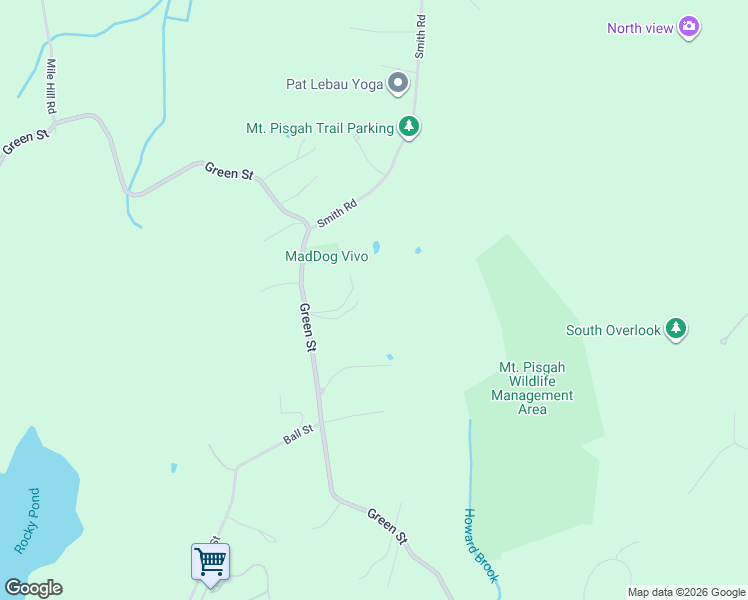 map of restaurants, bars, coffee shops, grocery stores, and more near 448 Green St in Northborough