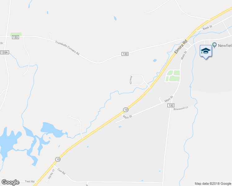 map of restaurants, bars, coffee shops, grocery stores, and more near 1962 Elmira Road in Tompkins County