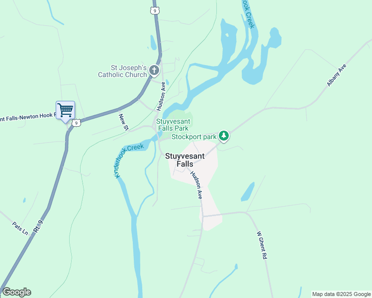 map of restaurants, bars, coffee shops, grocery stores, and more near in Stuyvesant Falls