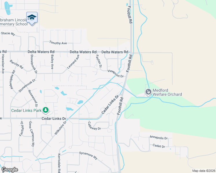 map of restaurants, bars, coffee shops, grocery stores, and more near 3332 Wheat Ridge Drive in Medford