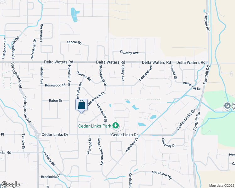 map of restaurants, bars, coffee shops, grocery stores, and more near 2864 Jantzer Court in Medford