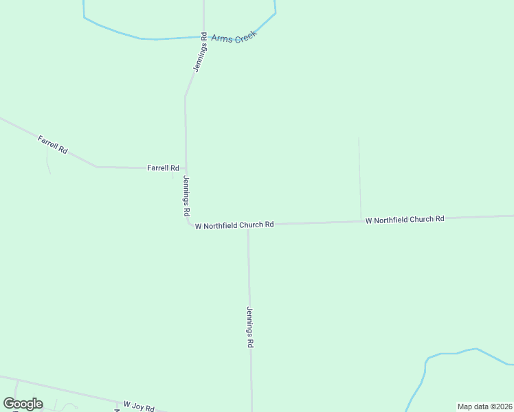 map of restaurants, bars, coffee shops, grocery stores, and more near 3438 West Northfield Church Road in Ann Arbor