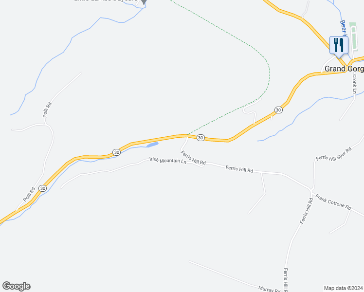 map of restaurants, bars, coffee shops, grocery stores, and more near 1835 Ferris Hill Road in Roxbury