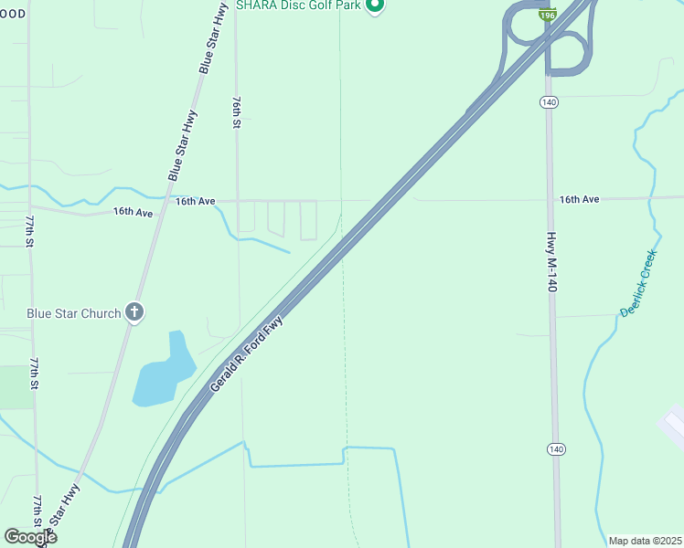 map of restaurants, bars, coffee shops, grocery stores, and more near 2 South Haven Street in South Haven