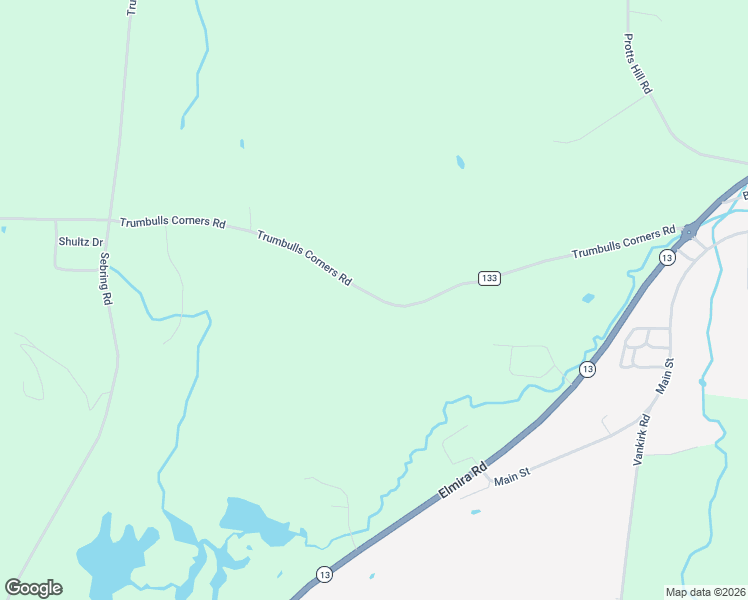 map of restaurants, bars, coffee shops, grocery stores, and more near 1157 Trumbulls Corners Road in Tompkins County