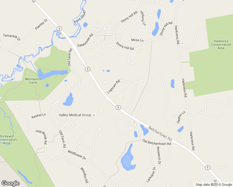 map of restaurants, bars, coffee shops, grocery stores, and more near 17 Edgehill Place in Amherst