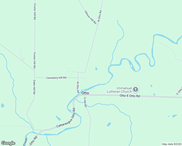 map of restaurants, bars, coffee shops, grocery stores, and more near 8268 North Otto Road in Cattaraugus