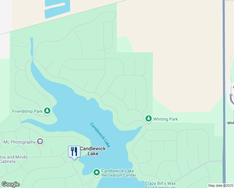 map of restaurants, bars, coffee shops, grocery stores, and more near 509 Atlantic Drive Northeast in Poplar Grove