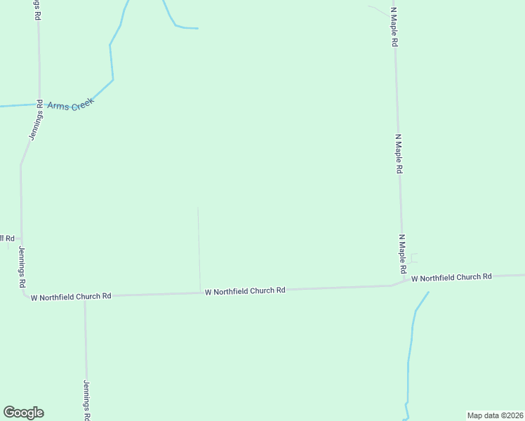 map of restaurants, bars, coffee shops, grocery stores, and more near 2950 West Northfield Church Road in Ann Arbor