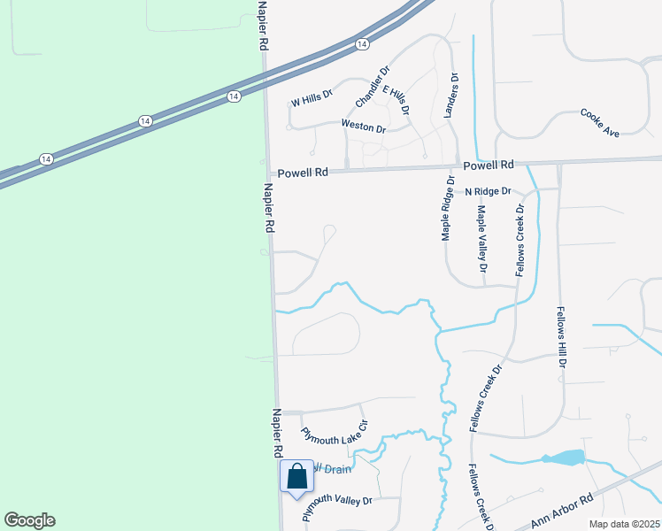 map of restaurants, bars, coffee shops, grocery stores, and more near 10994 Pinehurst Road in Plymouth