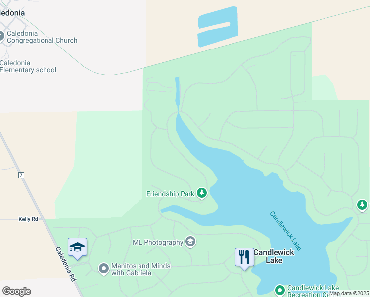map of restaurants, bars, coffee shops, grocery stores, and more near 1018 Candlewick Drive Northeast in Poplar Grove