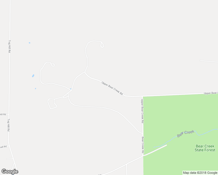 map of restaurants, bars, coffee shops, grocery stores, and more near 3510 Bear Creek Road in Franklinville