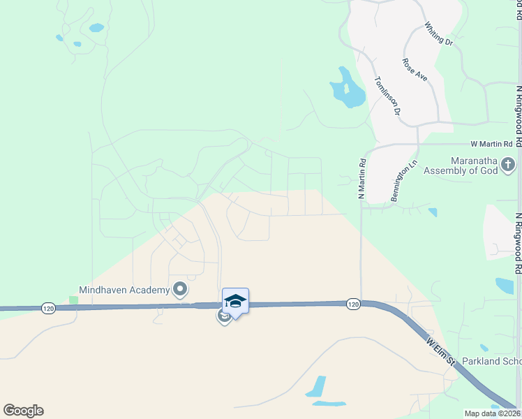 map of restaurants, bars, coffee shops, grocery stores, and more near 6324 Maple Glen Drive in Bull Valley