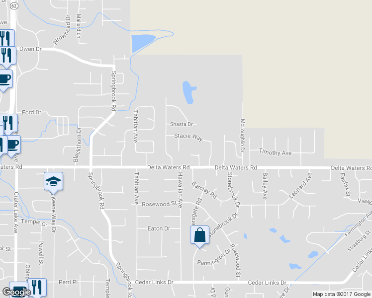 map of restaurants, bars, coffee shops, grocery stores, and more near 3058 Sheraton Court in Medford