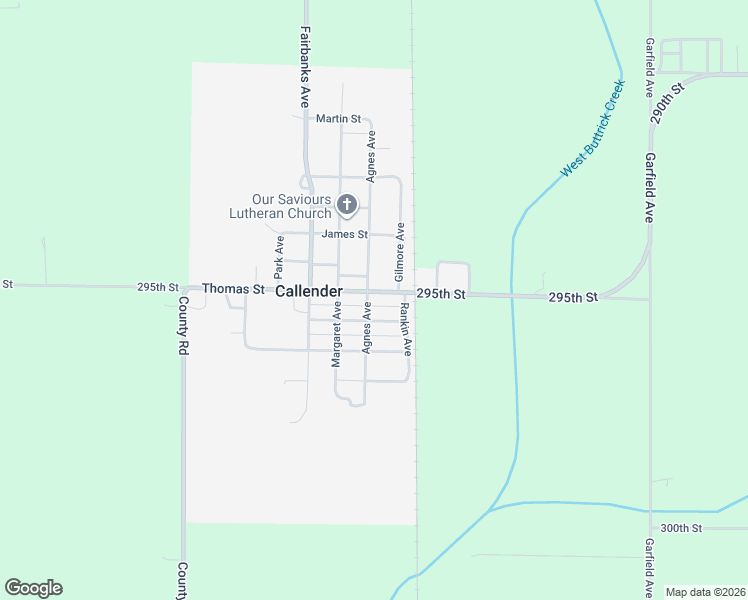 map of restaurants, bars, coffee shops, grocery stores, and more near 505 Thomas Street in Callender