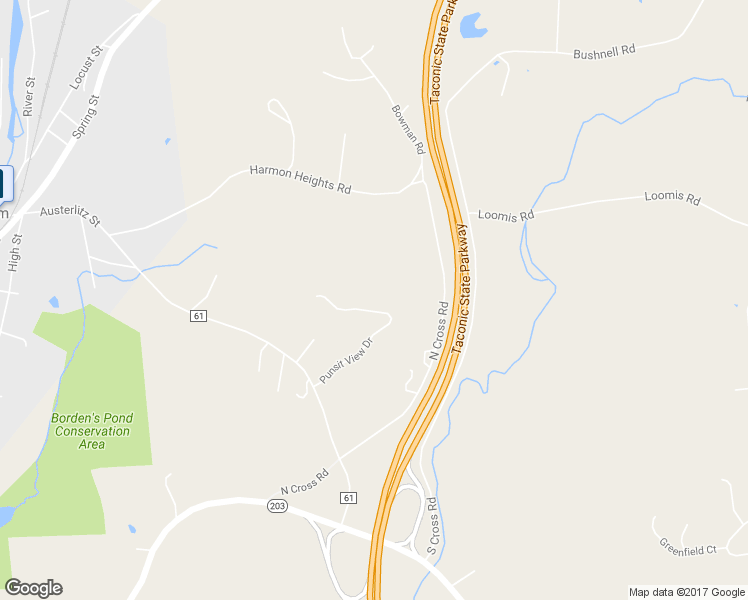 map of restaurants, bars, coffee shops, grocery stores, and more near 64 Punsit View Drive in Chatham