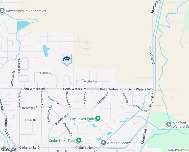 map of restaurants, bars, coffee shops, grocery stores, and more near 3038 Bron Circle in Medford
