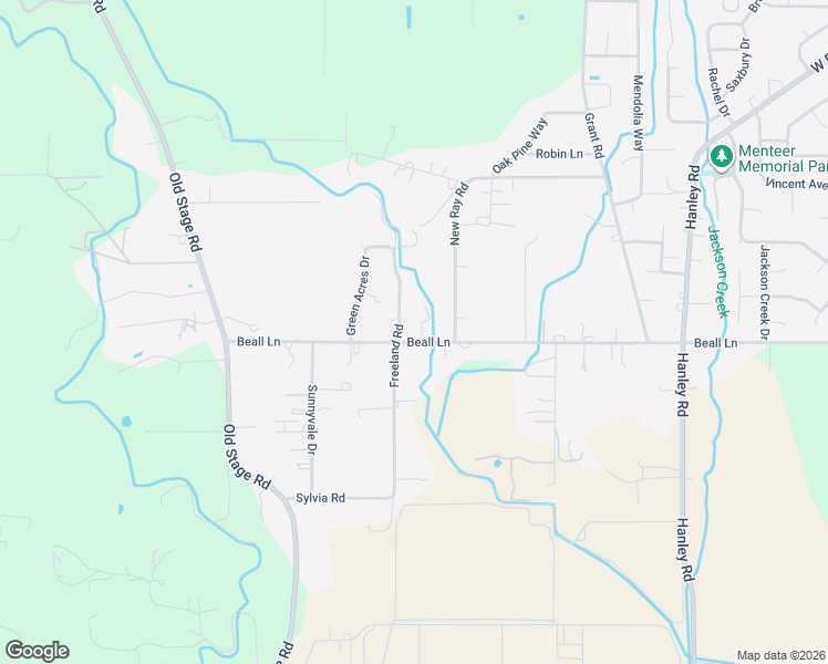map of restaurants, bars, coffee shops, grocery stores, and more near 2792 Beall Lane in Central Point