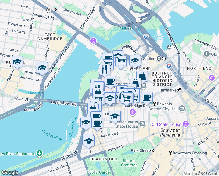 55 Fruit Street, Boston MA - Walk Score