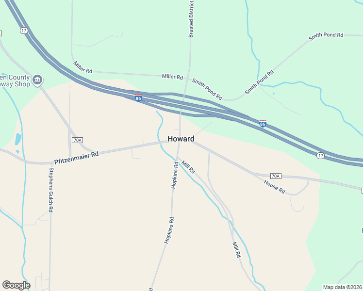 map of restaurants, bars, coffee shops, grocery stores, and more near in Howard