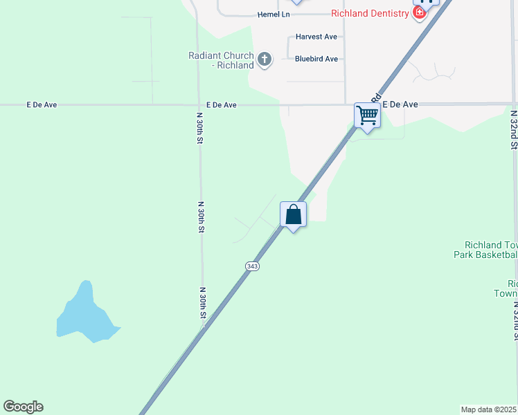 map of restaurants, bars, coffee shops, grocery stores, and more near 8195 Gull Manor in Richland