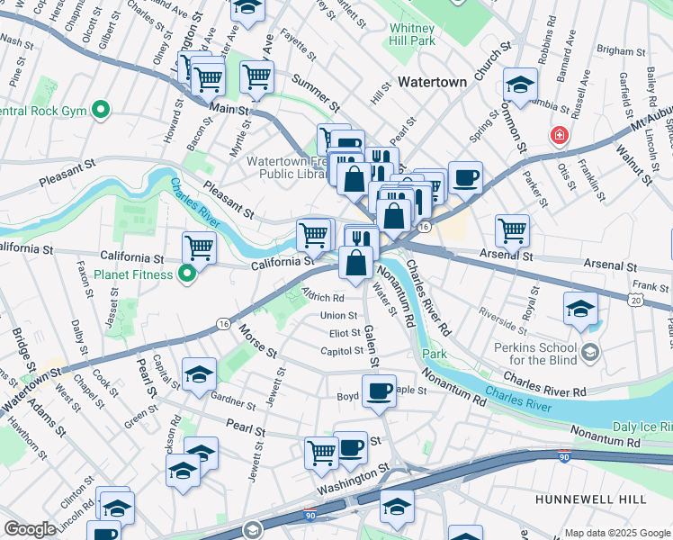 20 Watertown Street, Newton MA Walk Score