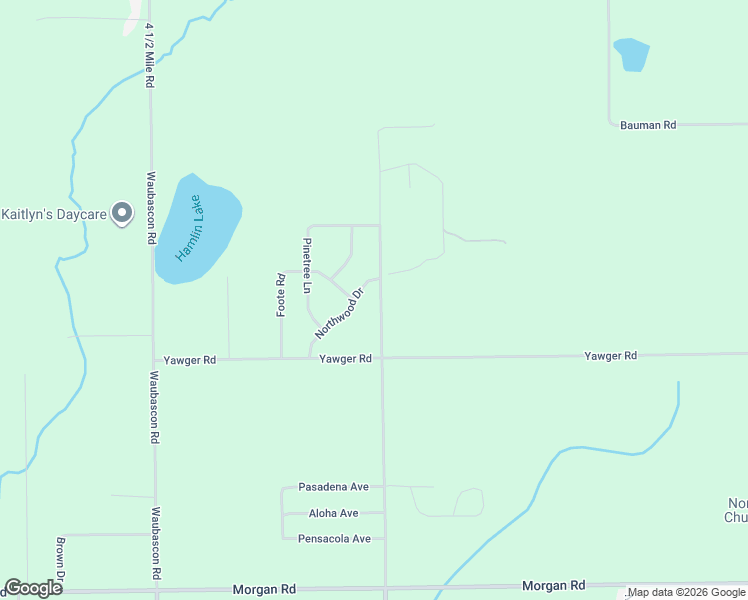 map of restaurants, bars, coffee shops, grocery stores, and more near 188 Northwood Drive in Battle Creek