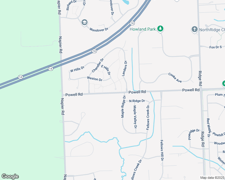map of restaurants, bars, coffee shops, grocery stores, and more near 11635 East Hills Drive in Plymouth