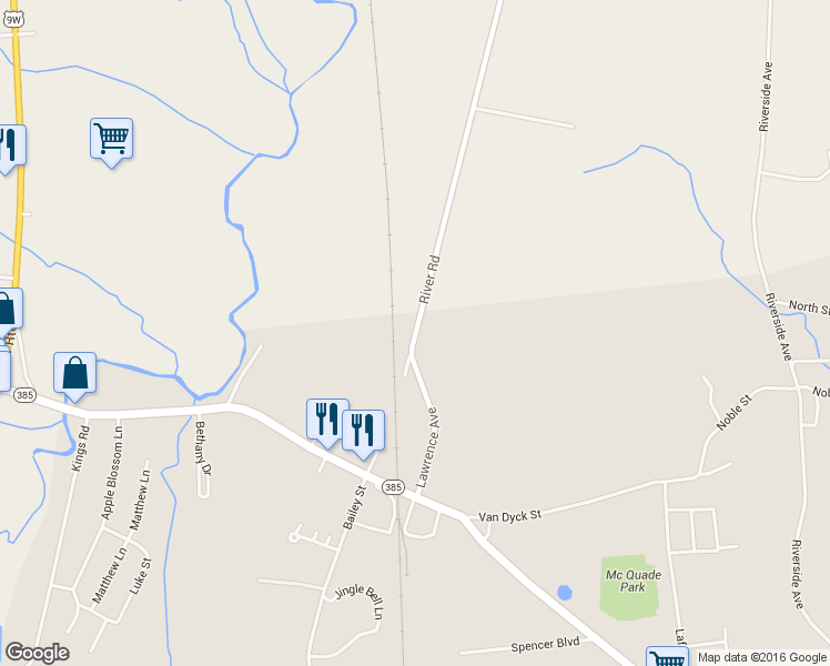 map of restaurants, bars, coffee shops, grocery stores, and more near 70 Lawrence Avenue in Coxsackie